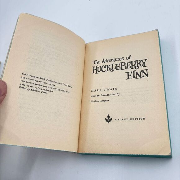 The Adventures of Huckleberry Finn by Mark Twain (1965, Paperback) dell pub - Picture 5 of 6